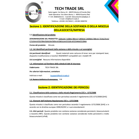 Toner Tech Trade rigenerato HP CF230X (30X) nero - TTPHPCF230X